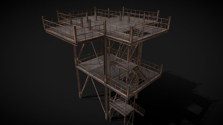Metal Construction 01 3D Model