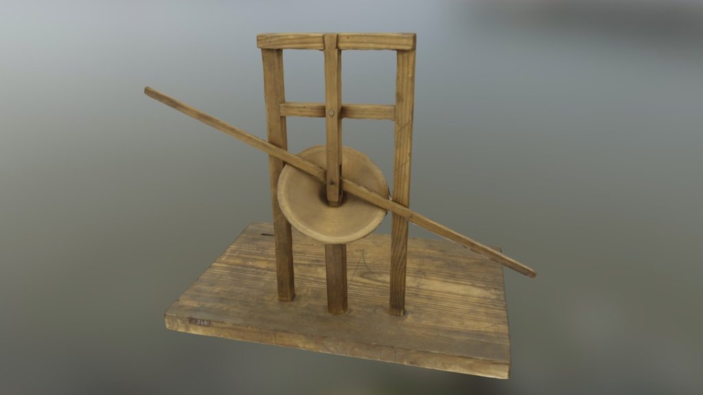 Christopher Polhem mechanical wooden modelTM1360