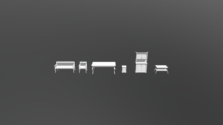 мебель 3D Model