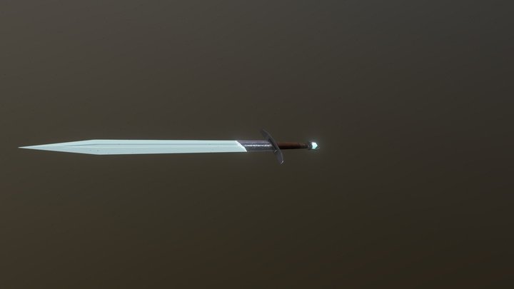Ice Sword 3D Model