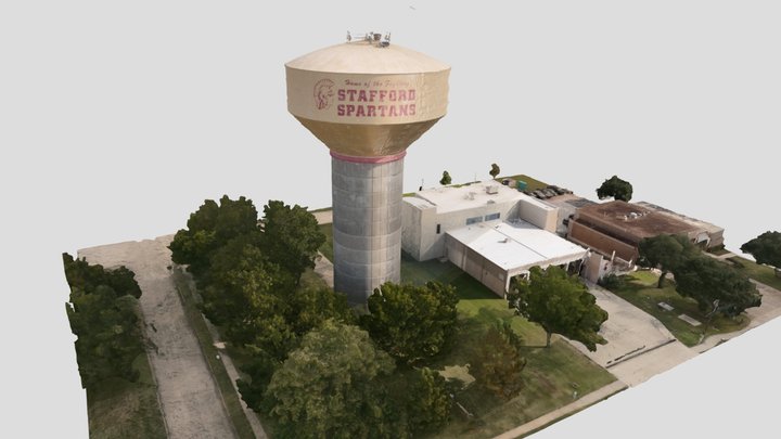 Watertower 3D Model