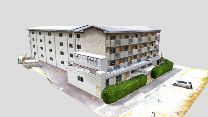 日新運輸工業株式会社　社員寮 3D Model