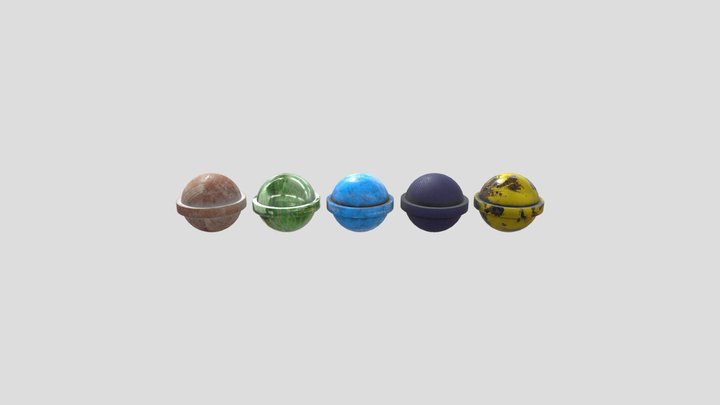 Spheres 3D Model