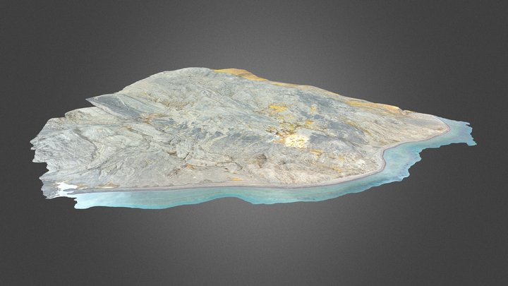 Aldegondabreen: Hummocky terrein 3D Model
