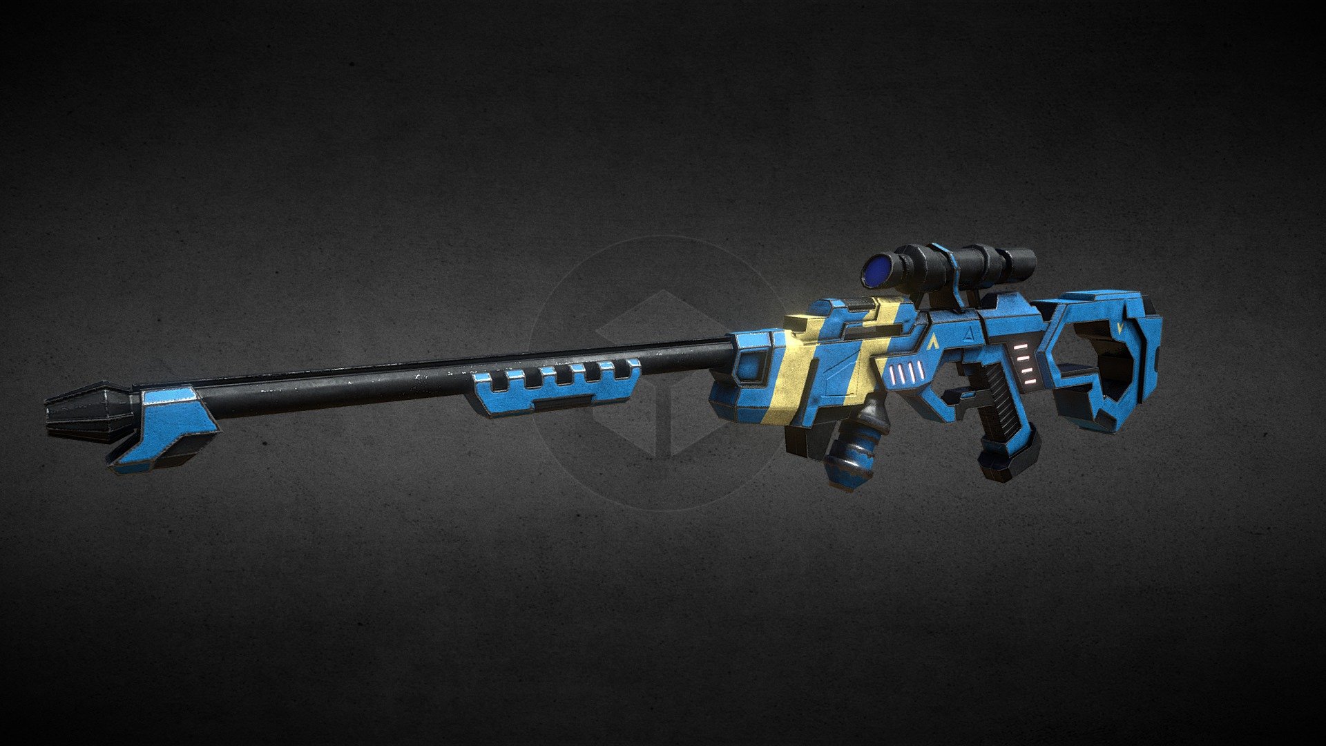 gun - 3D model by azure.08 [02ce5ba] - Sketchfab