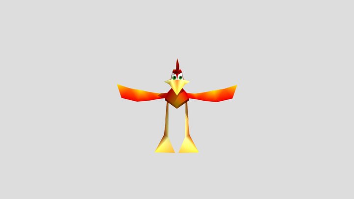 Kazooie 3D Model