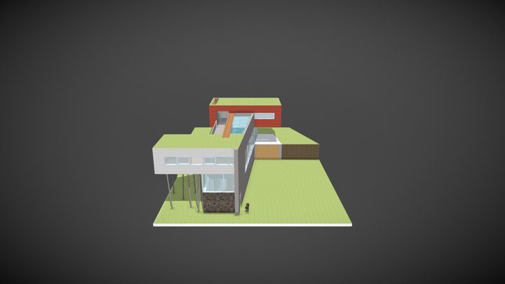 Villa Dall'Ava / Rem Koolhaas 3D Model