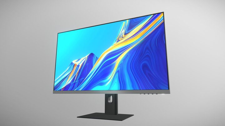 Xiaomi 4K 27 monitor 3D Model