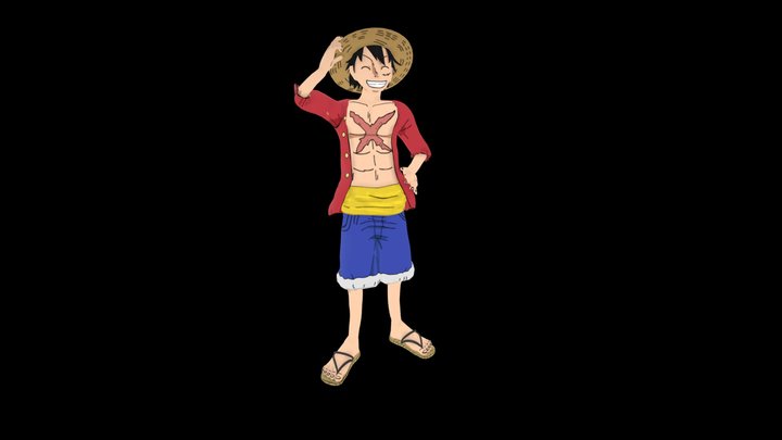 Luffy - One pice 3D Model