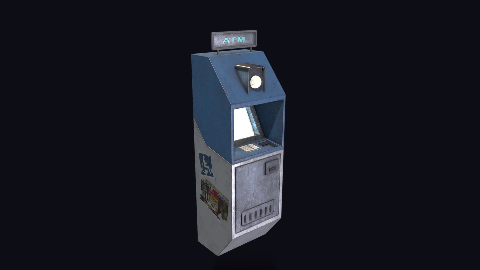 ATM - Buy Royalty Free 3D model by danilo3dartist [02d3ed5] - Sketchfab ...