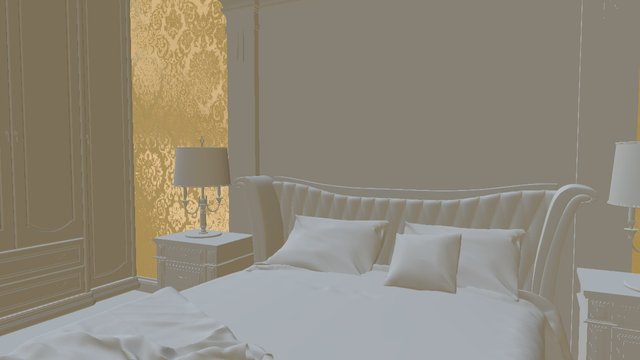 СПАЛЬНЯ - копия 3D Model