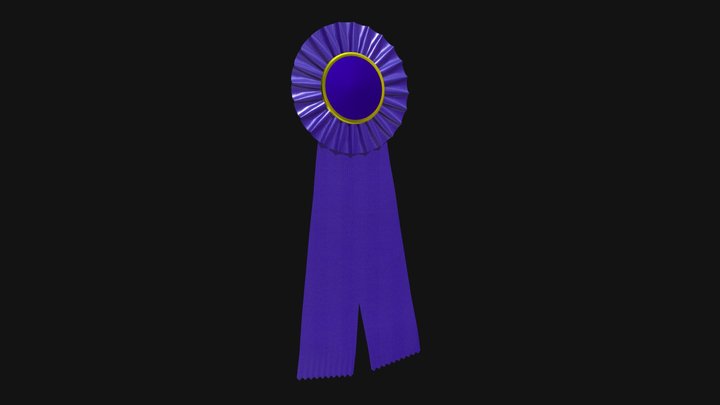 Award ribbon 3D Model