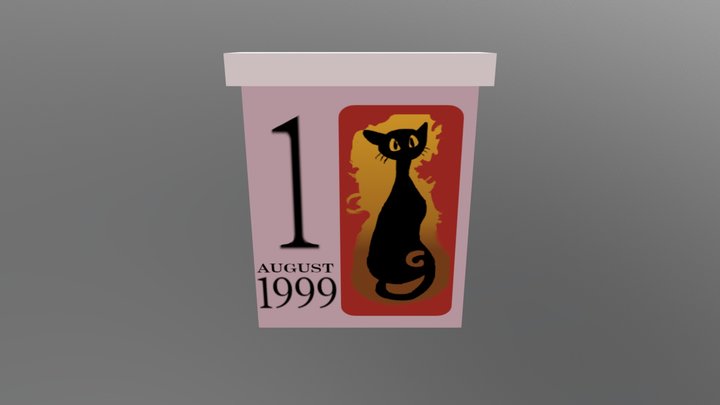 Odaiba Memorial Day Calendar 3D Model