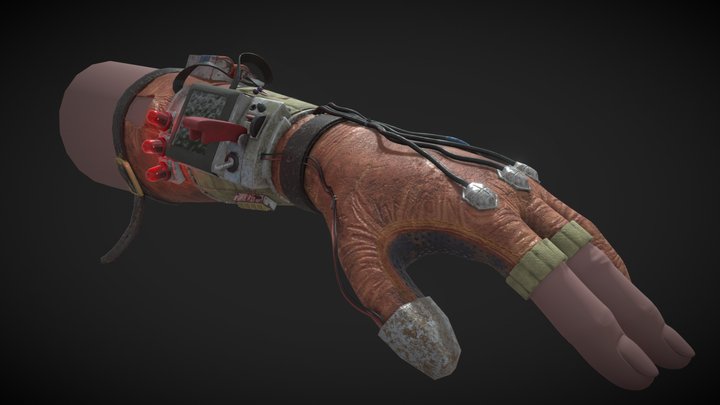 Mae Volckova GAP Final - Makeshift Tech Bracer 3D Model