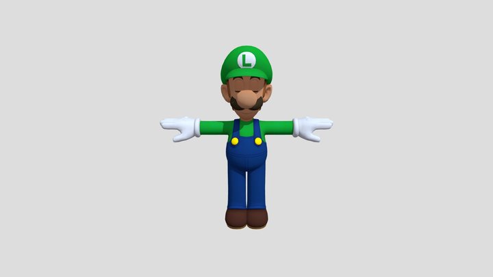 Luigi 3D Model