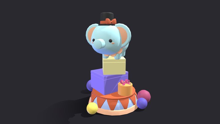 Tower Defence Turret 3D Model