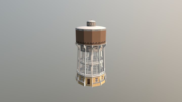 KvB - Watertoren - Watertower 3D Model