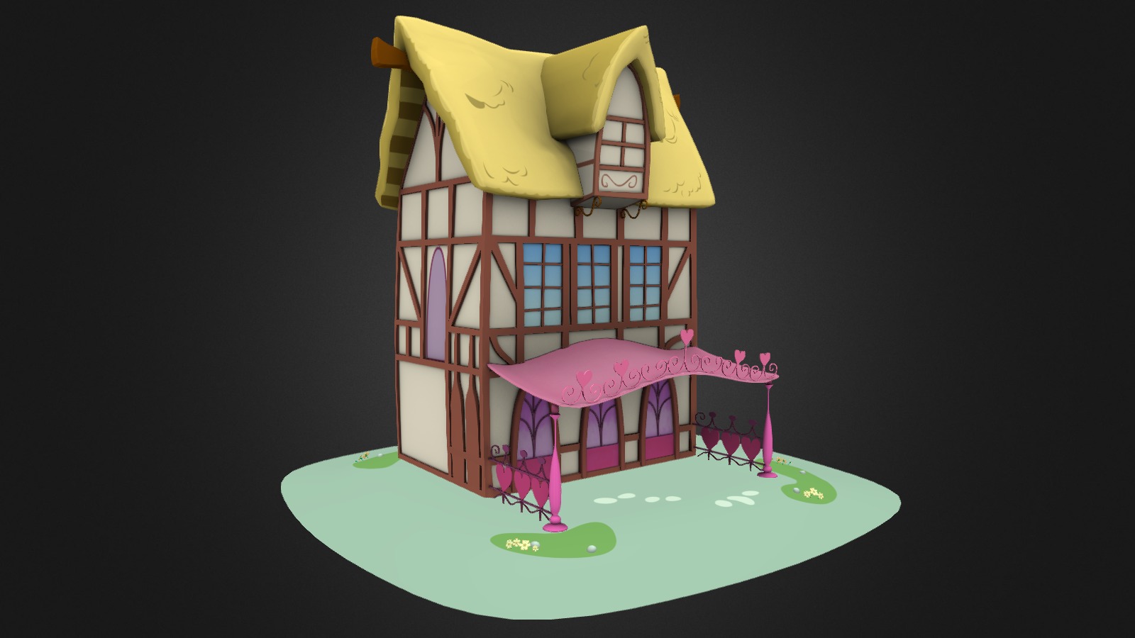 Ponyville Building "Courtyard_B"