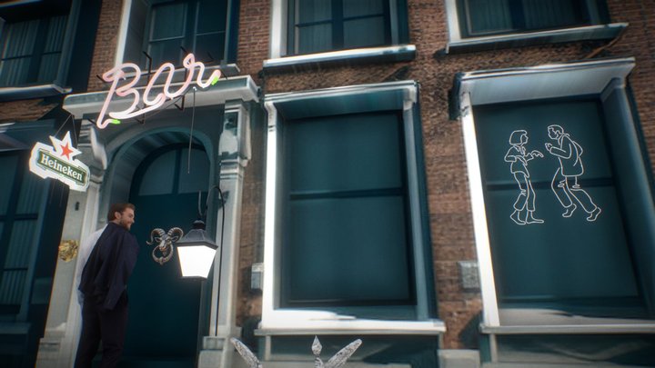 Amsterdam Bar in a Canal house