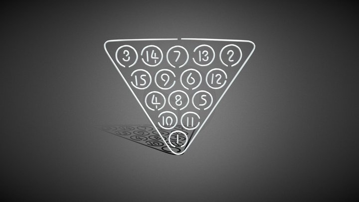 Neon Billiards Rack – World Asset