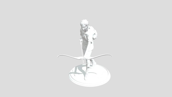 Ellie TLOU2 3D model 3D printable
