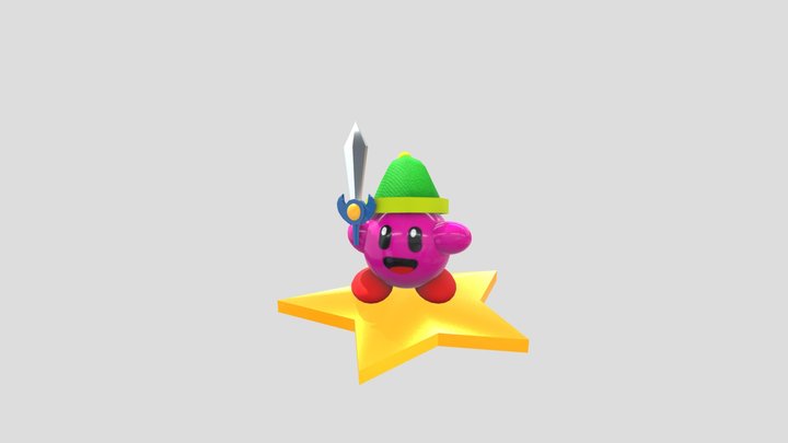 SM_Sword_Kirby 3D Model