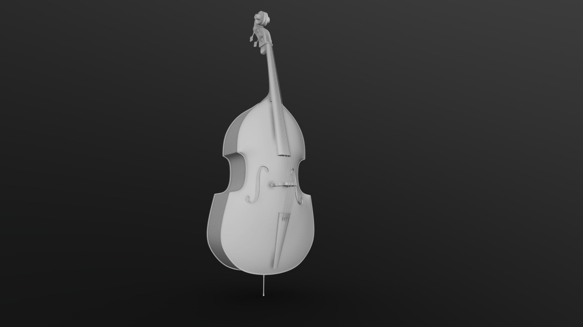 Upright Bass 3D model by ics_de [02d81ad] Sketchfab