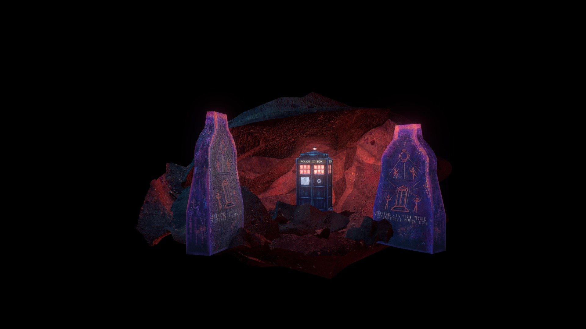 Police Box Diorama