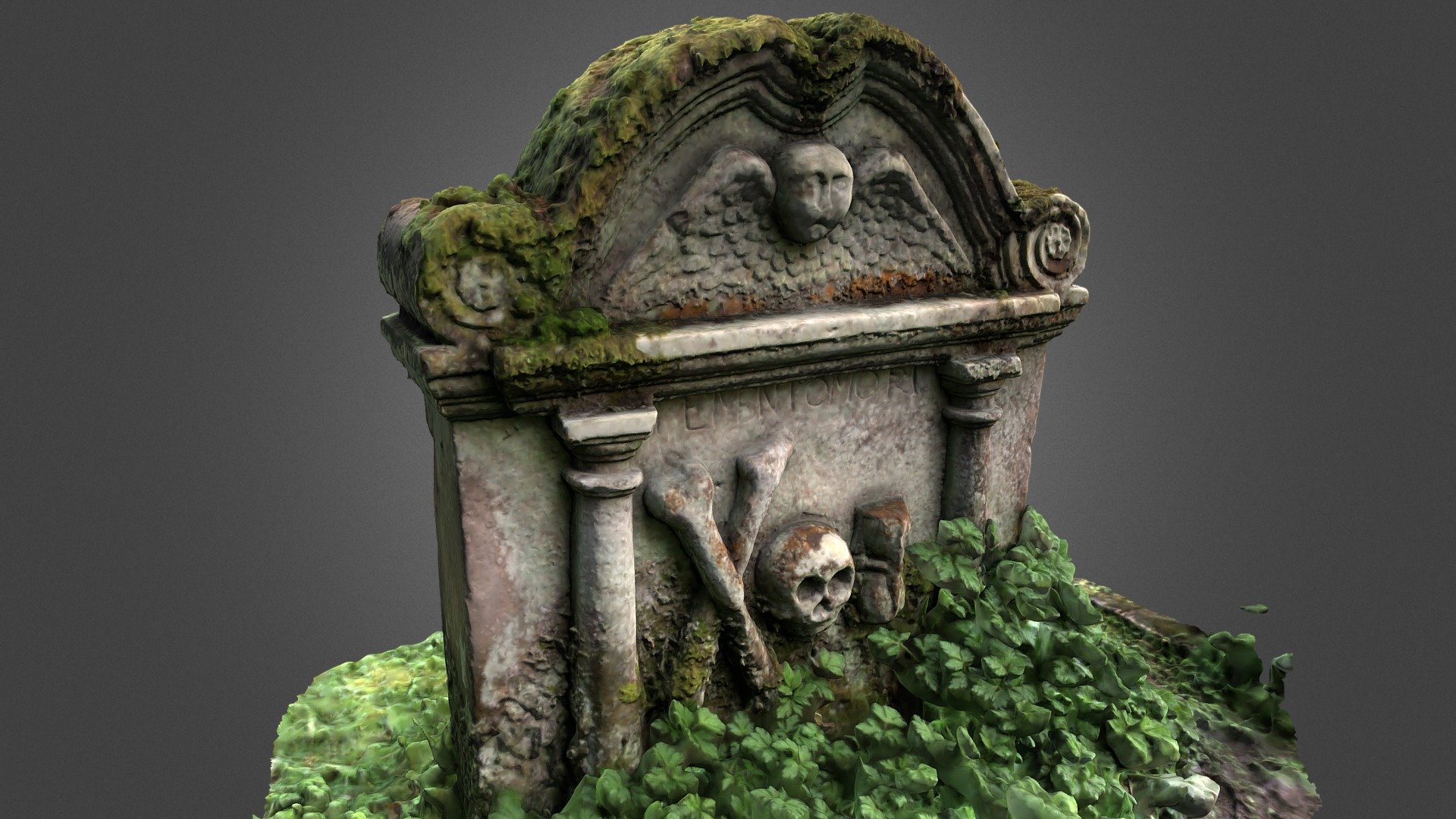 1788 Gravestone Temple Kirk, Scotland