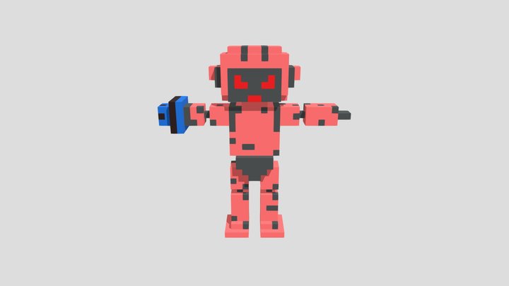 Robot - bad enemy 3D Model