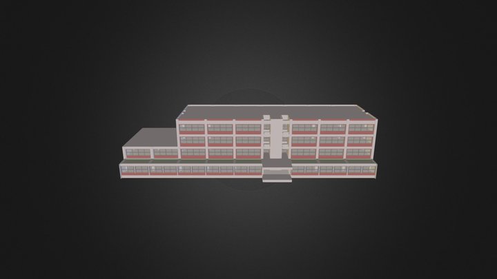 専門棟Ⅱ-2’ 3D Model
