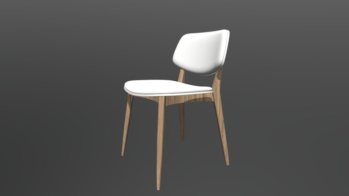 Beige Chair 3D Model