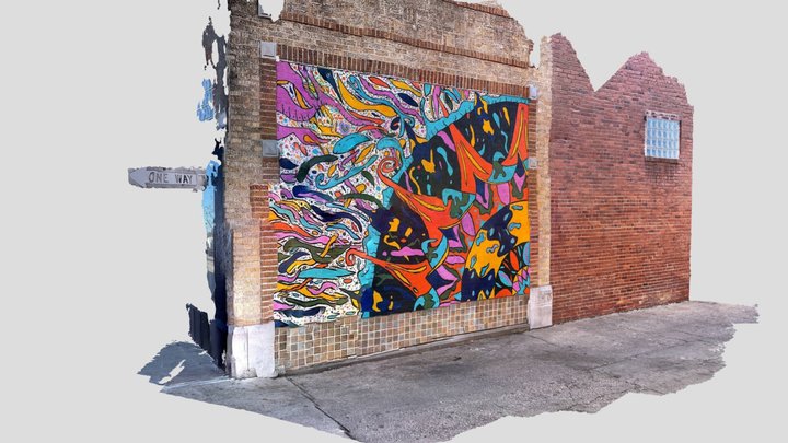 Mural in the Alley 3D Model