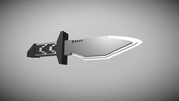 Combat Knife 2 3D Model
