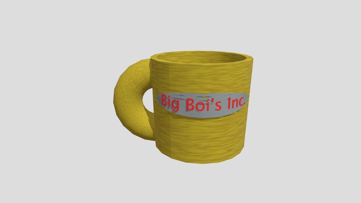 Mug With Logo 3D Model