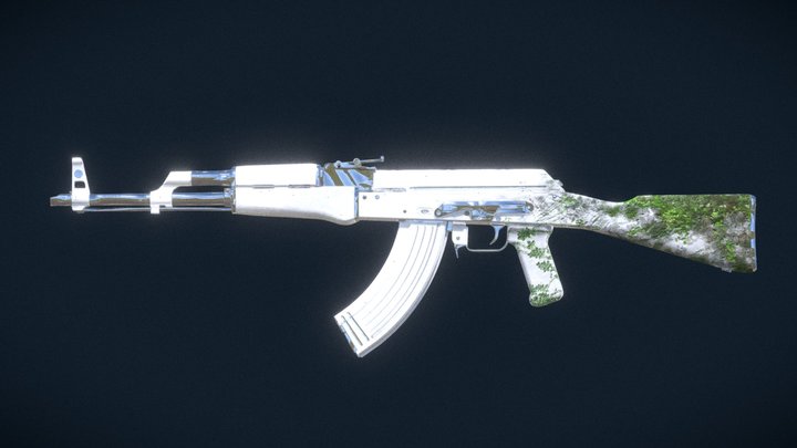 AK-47 | STATUEK 🗿 3D Model