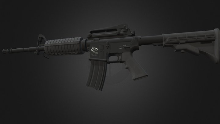 M4A1 Rifle 3D Model