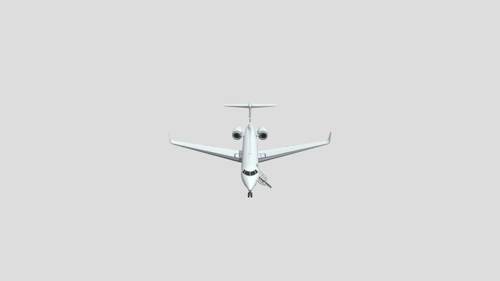 Gulfstream G550_V004 3D Model