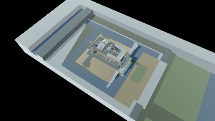 Villa in Tuscany V2 3D Model