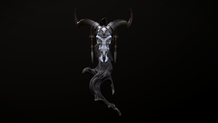 Shaman Skull 3D Model