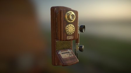 Old intercom 3D Model