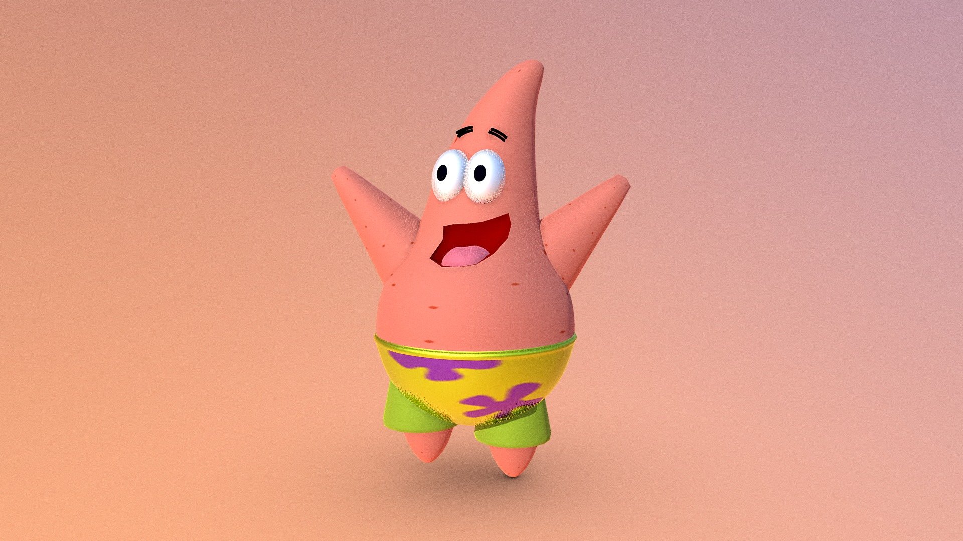 Patrick Star (Spongebob) - Download Free 3D model by Anthony Yanez