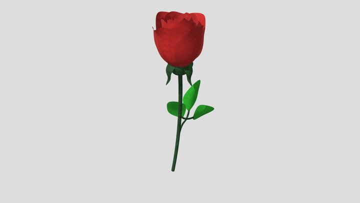 Rosa Sant Jordi Elfengame 3D Model
