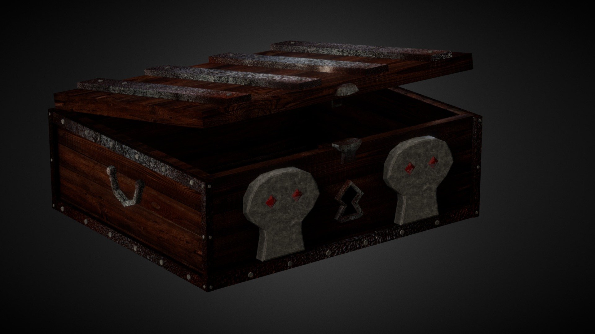 Dungeon Chest 3D model by Evan (Rnen) [02ded9b] Sketchfab