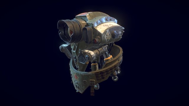 Cold War Droid 3D Model