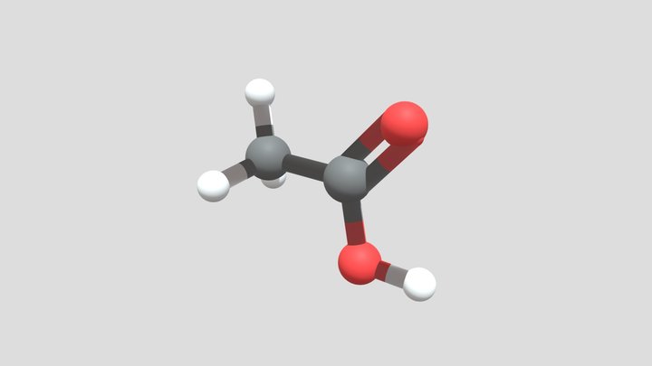 Acetic Acid – Modello 3D gratuito STL