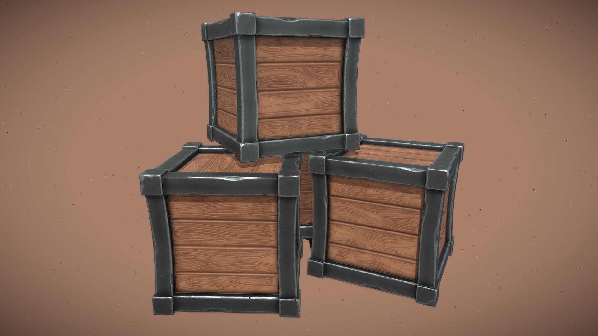 Wooden Box - Buy Royalty Free 3D model by NebulaLLC [02dfc6a ...