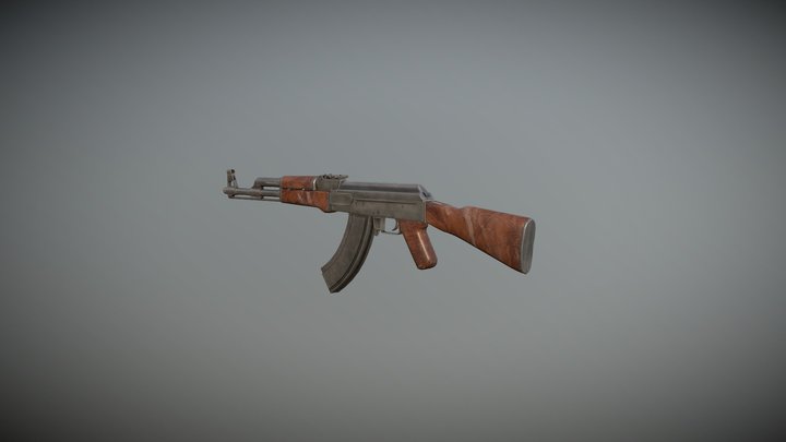 AK47 Type 1 3D Model