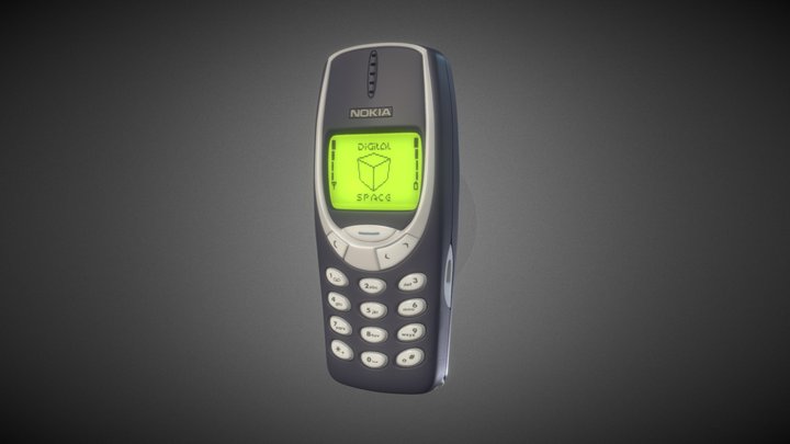 Nokia 3310 3D Model