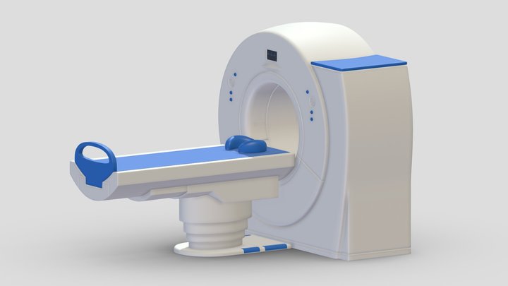 Medical MRI Scan Machine 3D Model